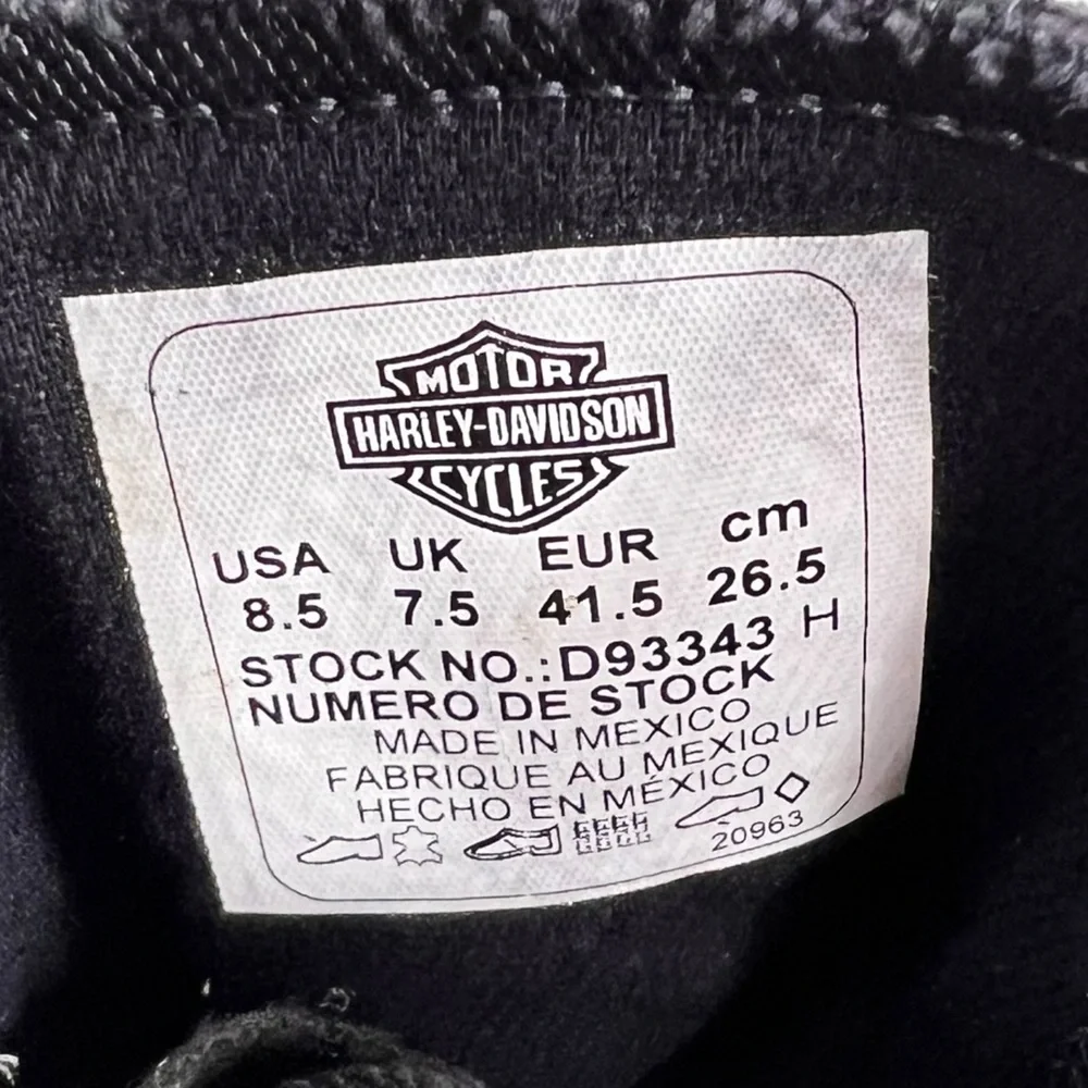 Harley-Davidson Men's Baxter Leather High Top Sneakers
